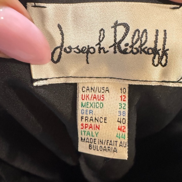 Joseph Ribkoff Black Ruched Skirt - Picture 7 of 9